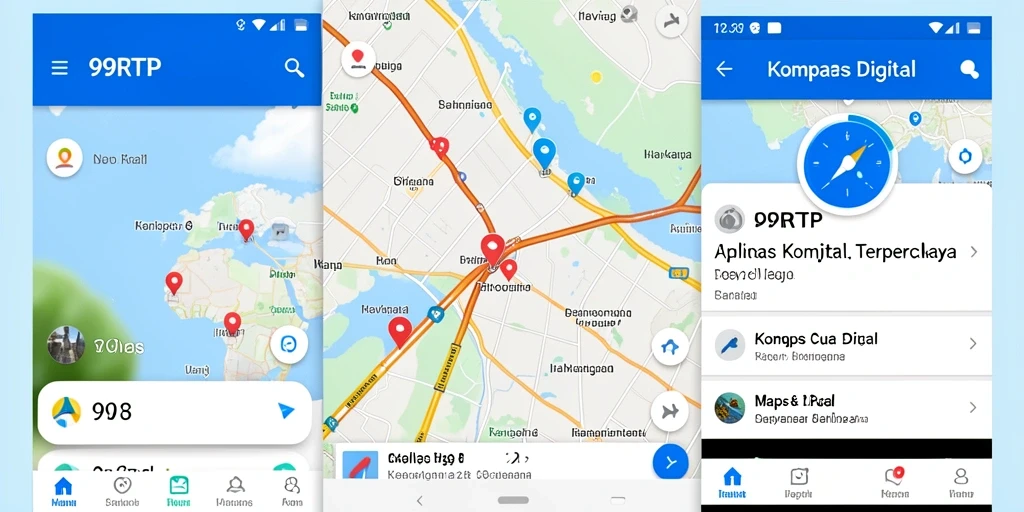 Tampilan antarmuka aplikasi Kompas Digital 99RTP yang user-friendly.