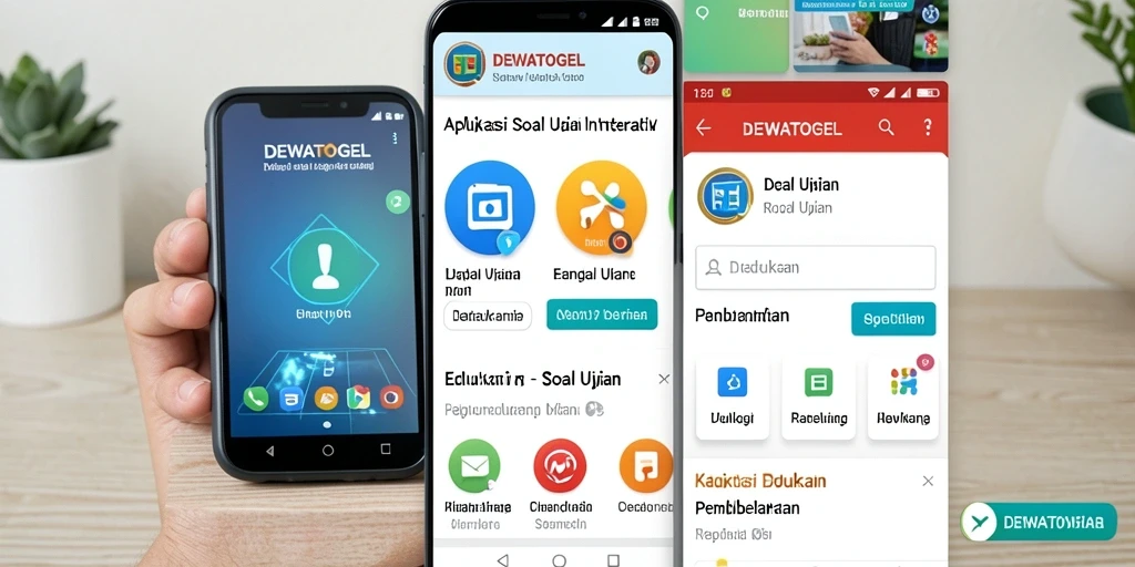 Antarmuka DEWATOGEL yang ramah pengguna dan interaktif.
