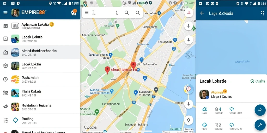 Screenshot EMPIRE88 menunjukkan antarmuka yang jelas untuk pelacakan lokasi.